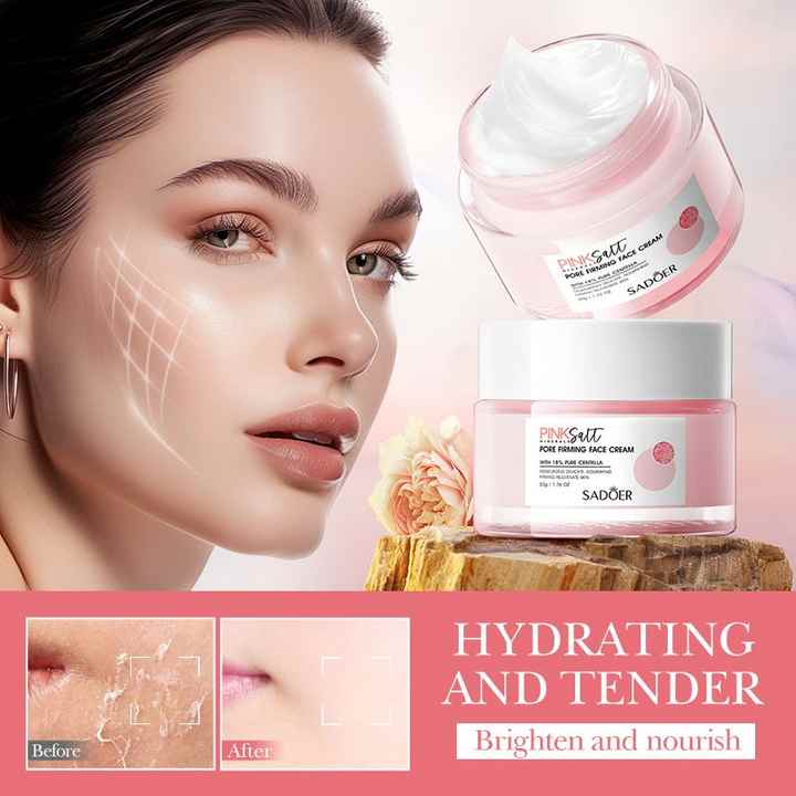 Last Day Of Discount 🔥SADÖER - Himalayan Pink Salt Minerals Pore Firming Face Cream (Original)